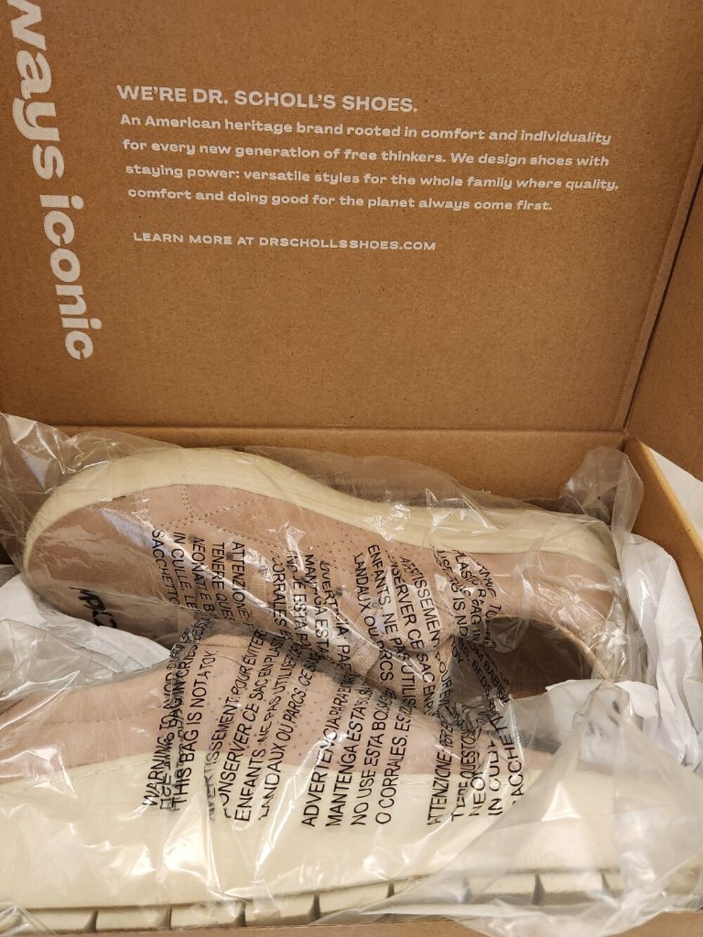 Dr. Scholls Take It Easy Taupe Suede Sneakers. NIB. Size 8.5 - Picture 9 of 9